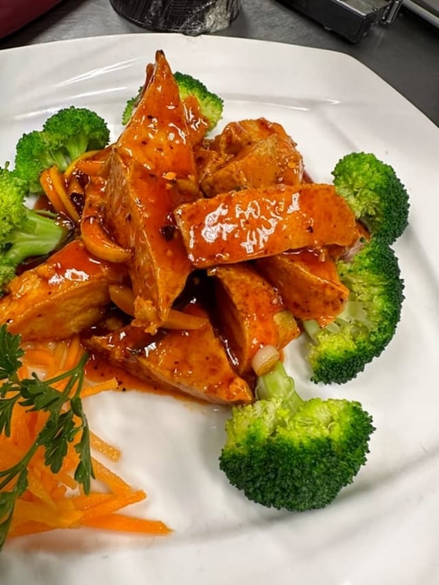 Orange Tofu.